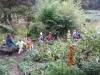 Mother Earth Kindergarten walking through garden