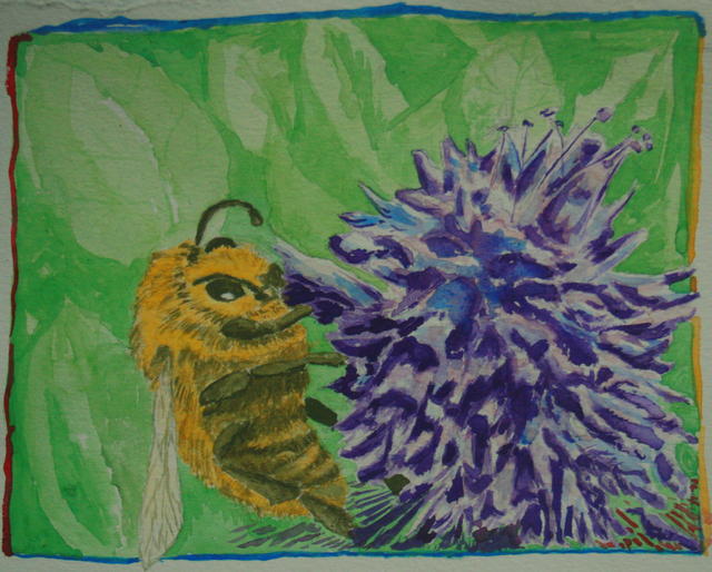 Bonsai bee painting