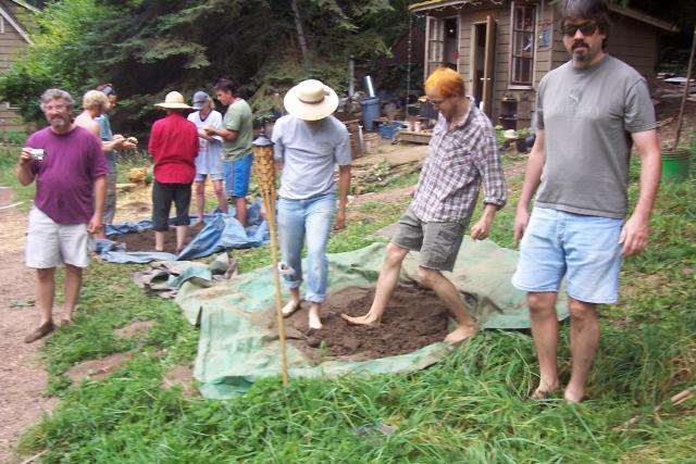 Making cob